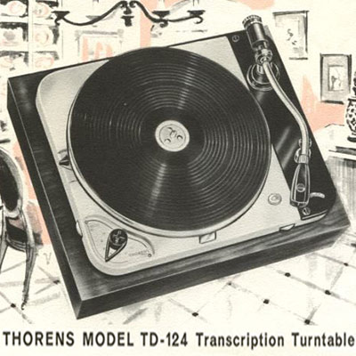 Vintage Thorens TD 124 Ad